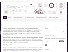 Tablet Screenshot of glasgowbeautyacademy.com